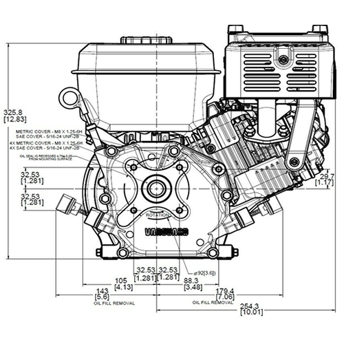 Vanguard 6.5HP Single Cylinder Petrol Engine