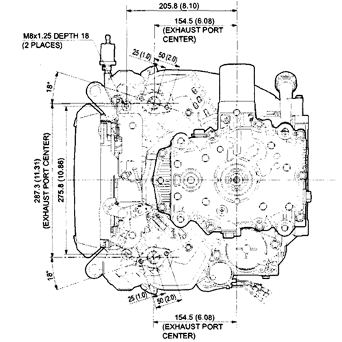 Honda GXV630R 20.0HP Petrol Engine (GXV Series)