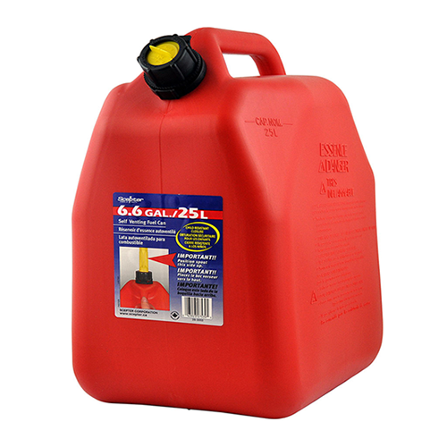 Plastic 25 Litre Fuel Can - Includes Pourer Spout