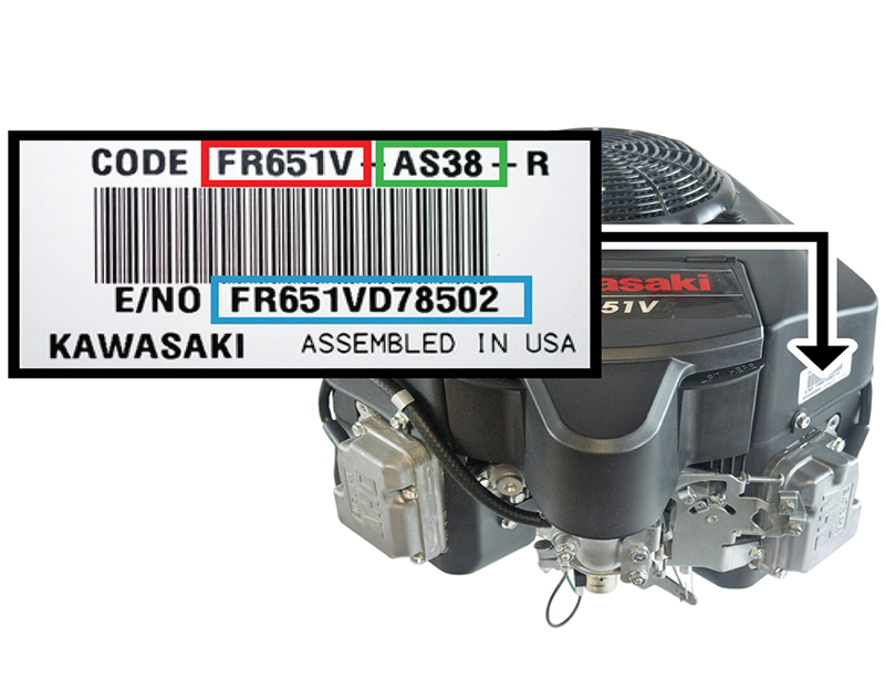 Sample Engine Number Locating Your Engine Model Number – Small Engine Warehouse Australia