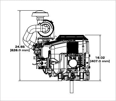 Vanguard 40HP EFI V-Twin Vertical Shaft Petrol Engine
