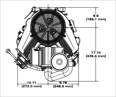 Vanguard 40HP EFI V-Twin Vertical Shaft Petrol Engine