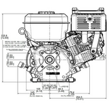 Vanguard 6.5HP Single Cylinder Petrol Engine